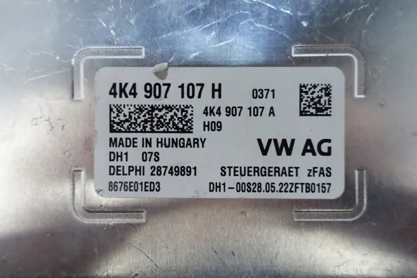 Audi kamerastyrmodul OEM 4K4907107H image 5