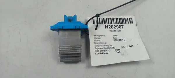 Resistência do soprador KIA Stinger OEM 97480F5000J image 4