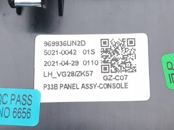 Middenconsole bekleding Nissan Qashqai J12 2022 OEM 969936UN2D image 7