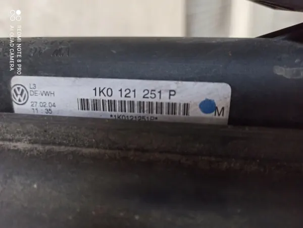 Ventilador Radiador OEM 1K0121207J para VW Audi 1.6FSI image 6