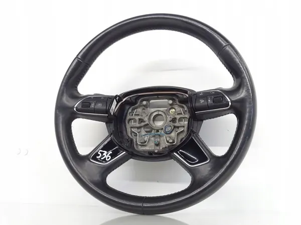Audi A8 D4 Lederlenkrad OEM 4H0419091T Multifunktion image 2