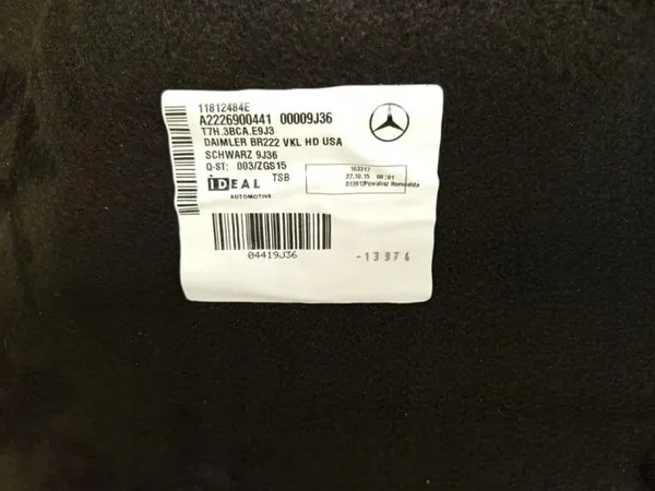 Peça Mercedes-Benz S W222 OEM A2226900441 Usada image 8