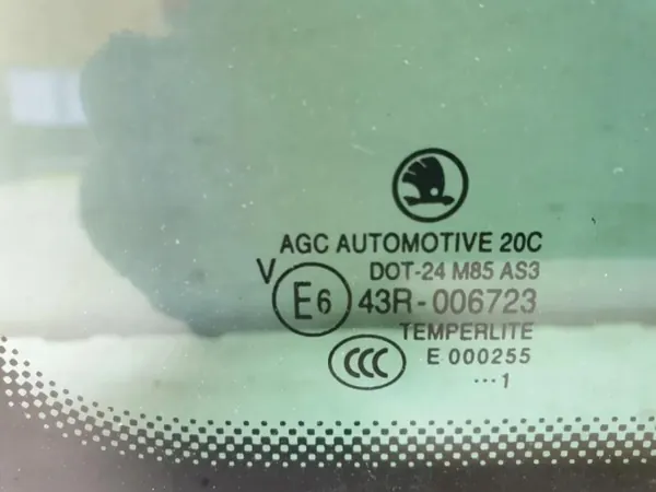 Vitre latérale droite arrière OEM 43R006723 Skoda Yeti image 3