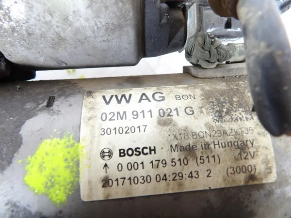 Arrancador SKODA FABIA III 1.0MPI 02M911021G image 3