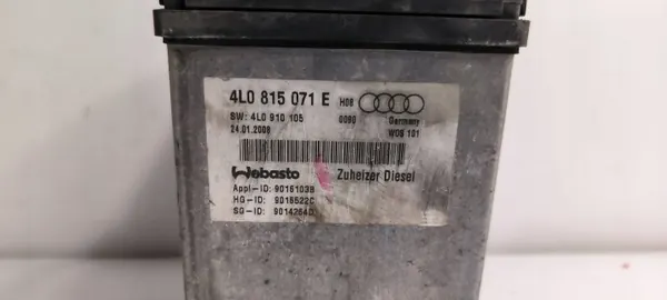 Webasto Lämmitys OEM 4L0815071E Audi Q7 3.0L Diesel image 6