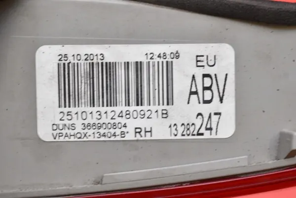 Höger bakljus Opel Astra 4 IV J Kombi Lift 11-20 OEM 13282247 image 7
