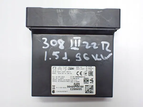 Módulo Controlo Luzes OEM 9848049380 Peugeot 308 III image 2