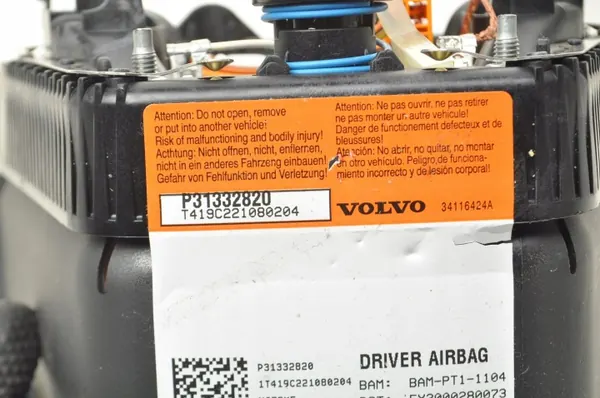 Airbag condutor OEM 31332820 para Volvo XC70 II image 3