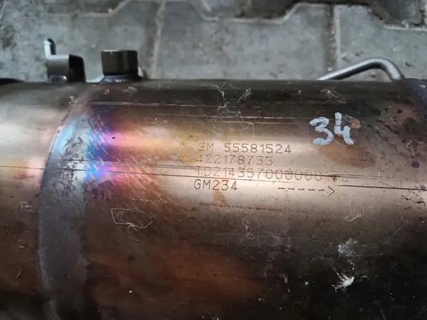 OPEL ZAFIRA C INSIGNIA A DPF CATALYTIC CONVERTER 55581524 image 2