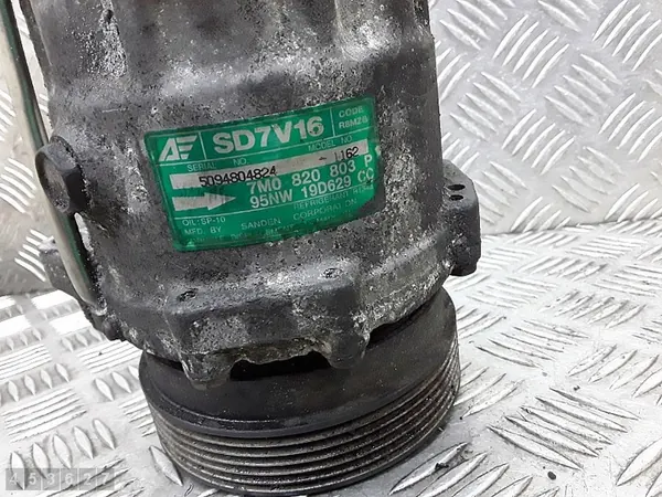 Compressore aria condizionata SEAT ALHAMBRA 1.9D OEM 7M0820803P image 6