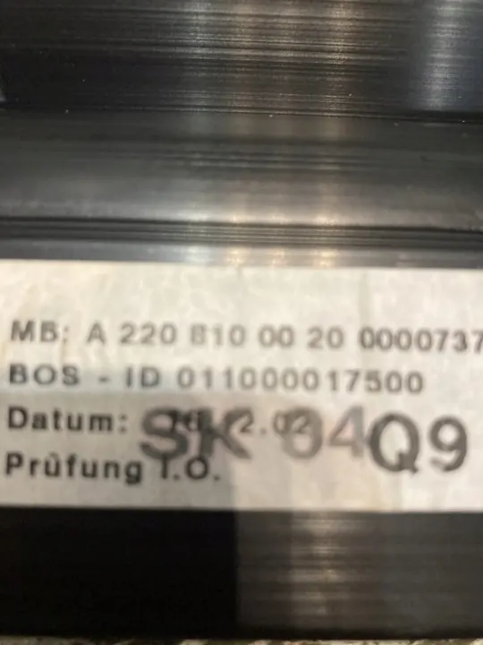 Store Vitre Arrière Mercedes W220 OEM A2208100020 image 4