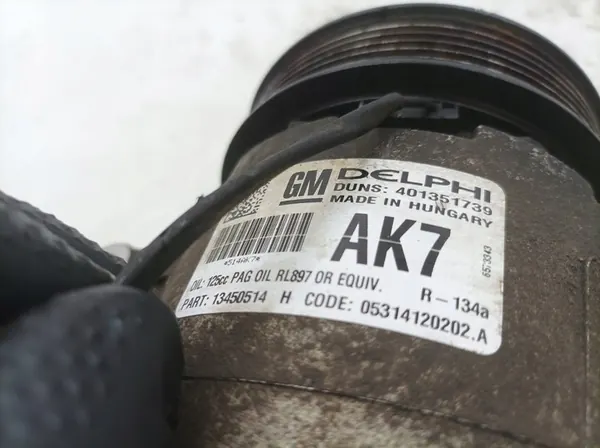 Ilmastointikompressori Opel Zafira III 13450514 image 3