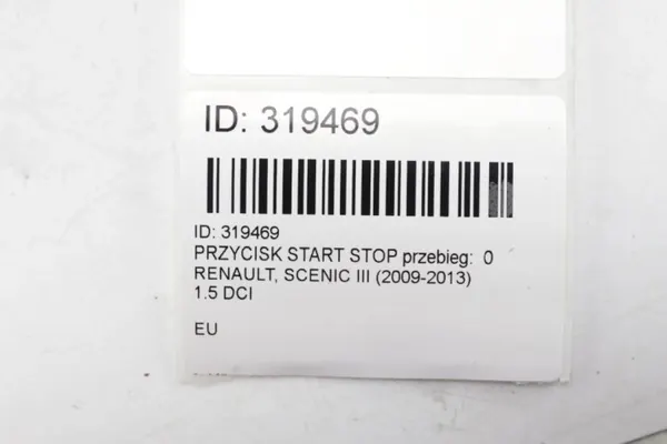 Start Stop -painike Renault Scenic III OEM 319469 image 5
