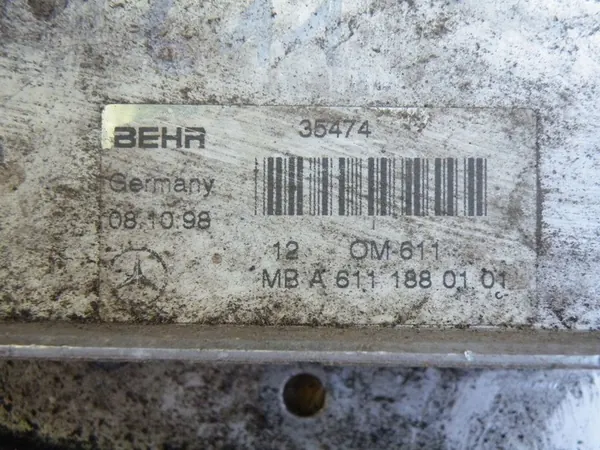 Oliekoeler Mercedes-Benz W202 W210 2.2 CDI A6111880101 image 3