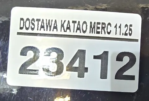 Ohjaamon kulmaspoileri vasen OEM A9607510630 Mercedes image 5