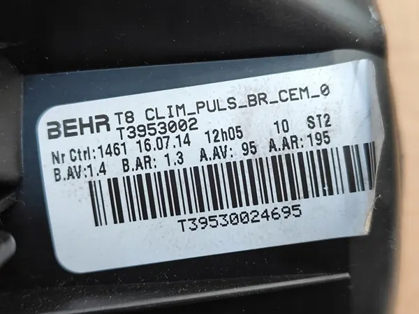 Blåsfan Peugeot 3008 5008 T3953002 image 3