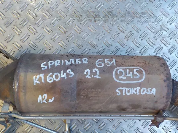MERCEDES SPRINTER 906 EXHAUST CATALYST A9064901214 image 3