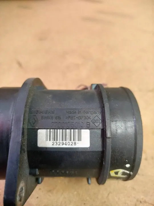 RENAULT LAGUNA 1.9 DTI Luftmengenmesser 7700105010 5WK9615 image 4