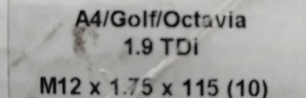 Volkswagen Golf IV 2003 Parafusos de Cabeça de Cilindro image 2