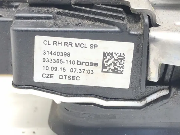 Hintere Rechte Türschloss VOLVO V40 Hatchback 31440398 image 4