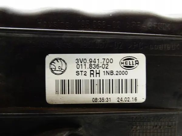 Höger framdimmljus OEM 3V0941700 - Skoda image 8