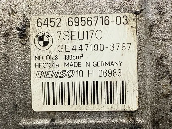 Compressore aria condizionata BMW E92 3.0 272CV OEM 6956716 image 5
