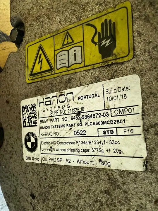 Compressore aria condizionata BMW 3 F30 F31 2.0 Hybrid image 9