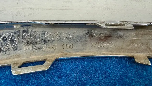 VW Passat B8 Bakre Stötfångare Kromlist Vänster OEM 3G0853841 image 3
