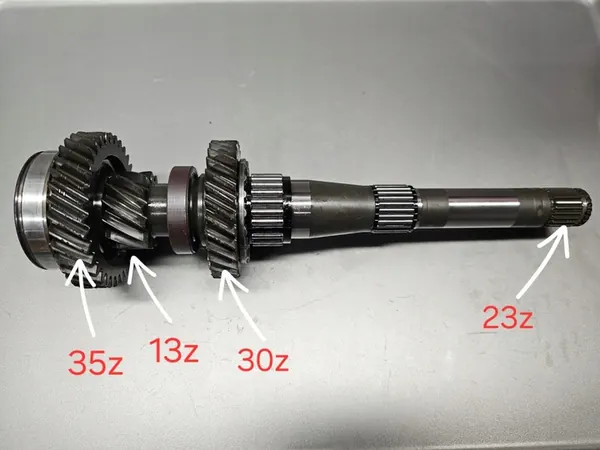 Arbre d'entrée N1 avec pignons 02E DQ250 DSG VW AUDI image 1