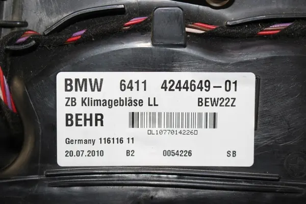 Ventilador de Aquecimento BMW F01 08-12 OEM 4244649 image 7