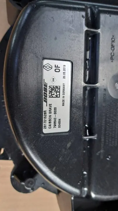 Subwoofer OEM 281701528R Renault Megane IV:lle image 3