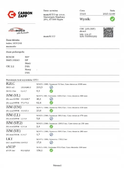 Inyector 0445110243 para Alfa Romeo 159 1.9 JTD image 3