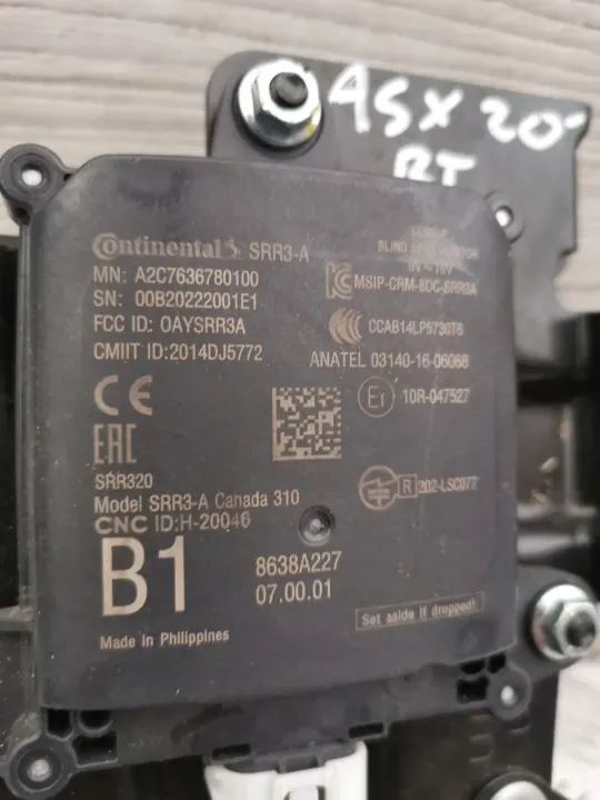 Radar angle mort arrière droit Mitsubishi ASX 19 OEM 8EDS image 3