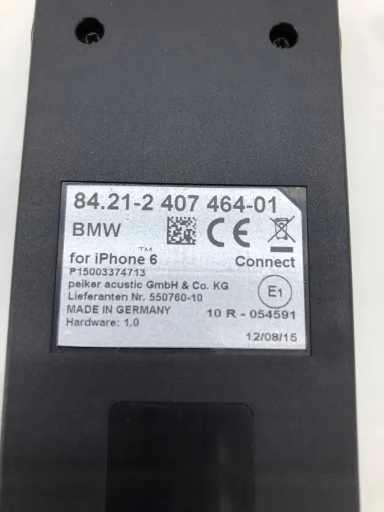 BMW OEM 2407464 Puhelinmoduulin Laturisovitin image 7