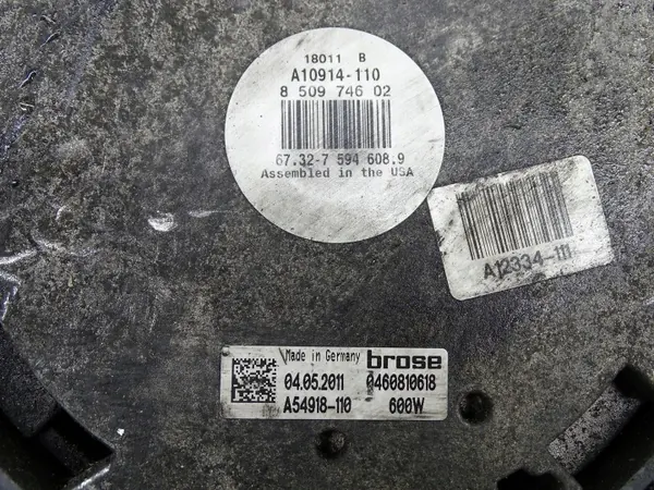 Kylarfläkt OEM 7594608 för BMW X5 X6 image 4