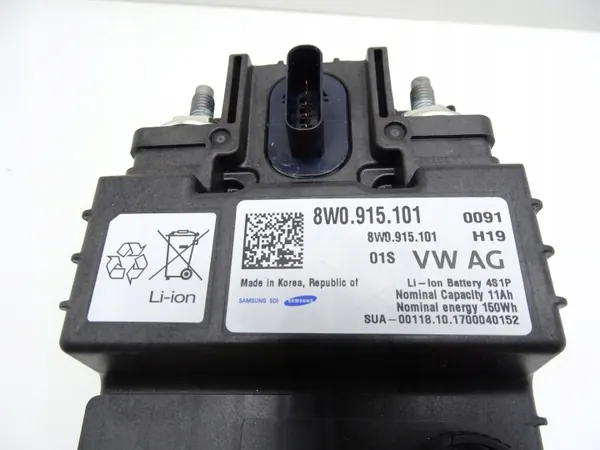 Käytetty Audi akku 11Ah OEM 8W0915101 image 6
