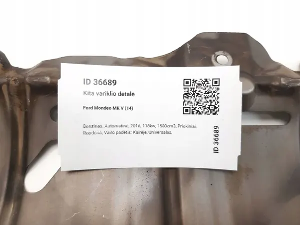 Peça Motor Ford OEM MAM36689 - Estado Usado image 4