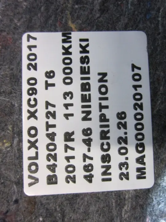 Tapis de coffre Volvo XC90 II OEM 31484430 image 8