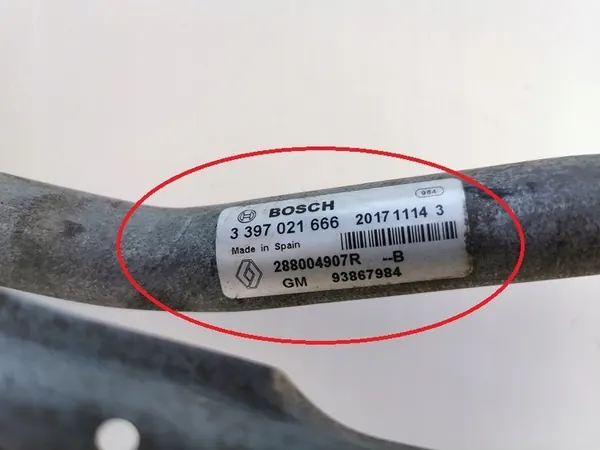 Pyyhkijän mekanismi TRAFIC III VIVARO B 93867984 image 2