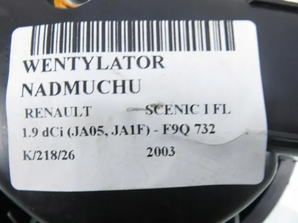 Gebläsemotor Renault OE OEM 6007NU7 - Gebraucht image 6