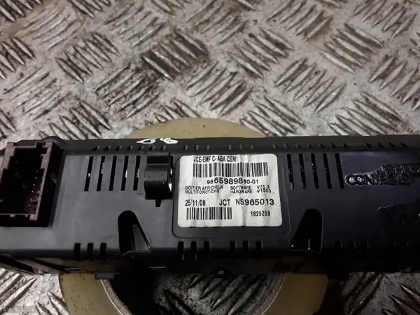 Écran d'affichage Citroen C4 OEM 966598988001 image 6