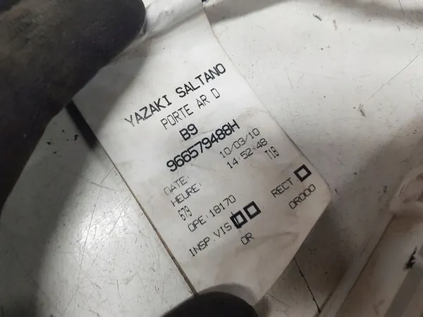 Fiação de porta deslizante lado direito Citroen Berlingo image 5