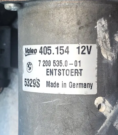 Etupyyhkijän moottorin mekanismi BMW X6 (E71, E72) 7200535001 image 2