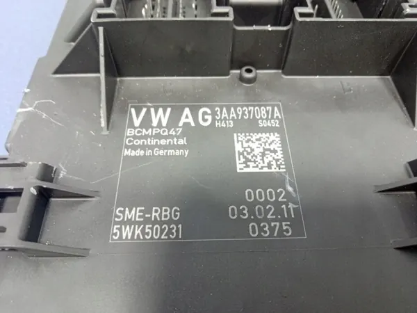 VW Passat B7 Mukavuusmoduuli OEM 3AA937087A image 3