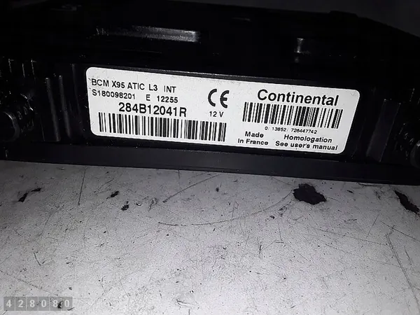 ECU Renault Megane 2012 1500DCI DEFECT 284B12041R image 2