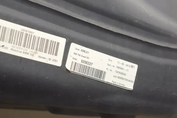Polttoainesäiliö OEM 9895425 BMW F40 2.0L Diesel image 3