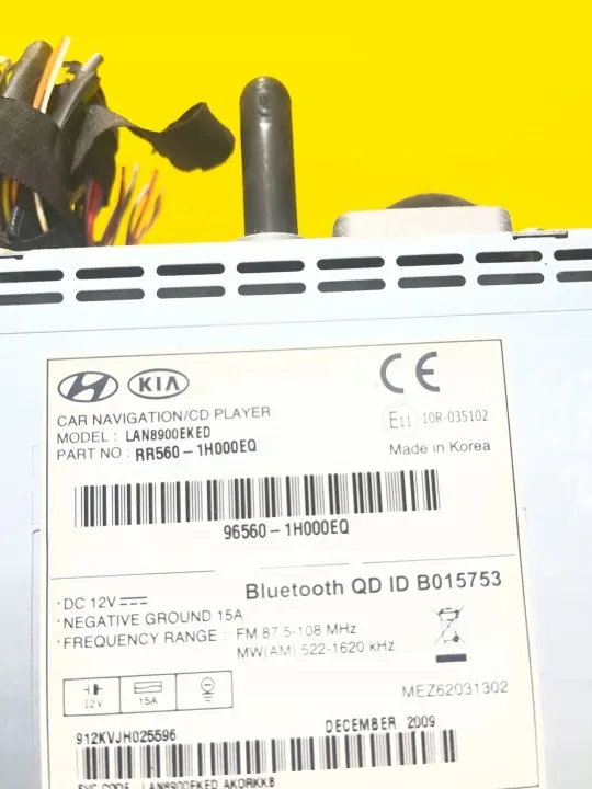 KIA Ceed Radio OEM 965601H000EQ - Gebruikt image 4