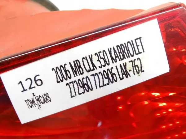 Linker Achterlicht Mercedes CLK 350 Cabrio A2098201564 image 5