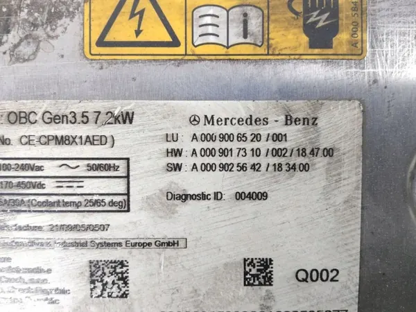 Inversor Mercedes-Benz Sprinter OEM A0009006520 image 6