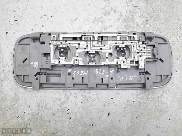 Console éclairage plafond VW Golf VI OEM 1k0947291h image 4